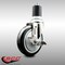 Service Caster 5 Inch 316SS Black Polyurethane Swivel 1-7/8 Inch Expanding Stem Caster Brake SCC-SS316EX20S514-PPUB-BLK-TLB-178 - alternate 4